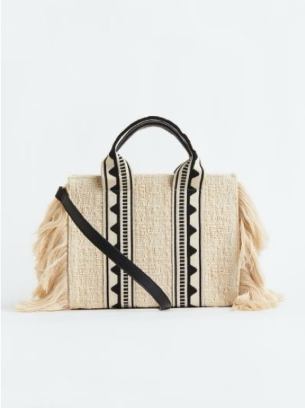Fringe shopper bag